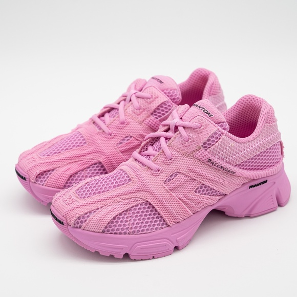 size 39 EU / 9 US Balenciaga Phantom Sneakers Pink Mesh - Picture 1 of 12